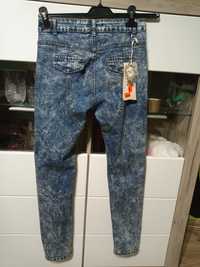 Spodnie dziewczęce jeans typu baggy Miaoni nowe