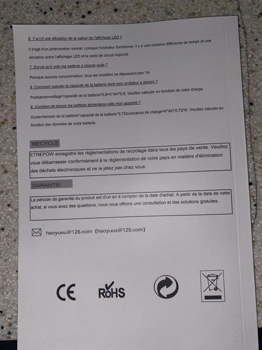 Інвектор - інвертор чистий синус 2000 - 1000 ВТ