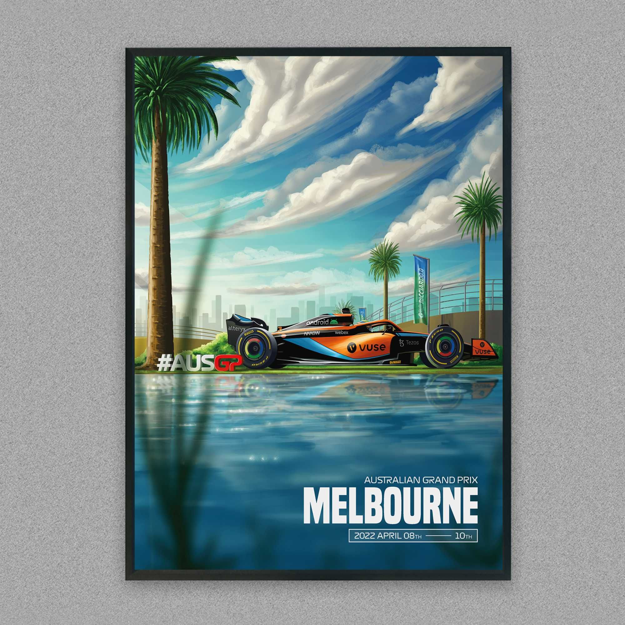 plakat F1, plakat obraz grafika formuła jeden, obraz auto F1 bolid