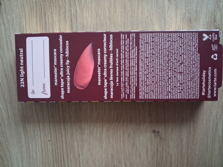 Tarte zestaw tusz, korektor 22N, pomadka