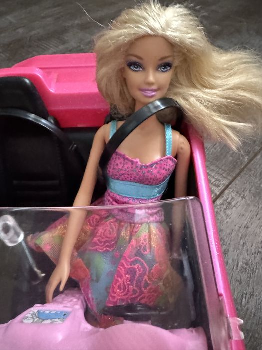 Рожевий кабріолет  з барбі Mattel