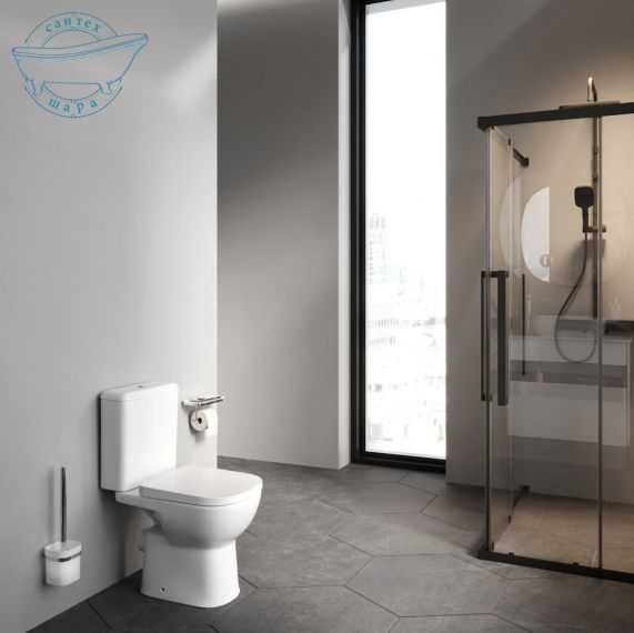 Унітаз підлоговий Am.Pm Sunny AquaSpin CLA8900SC з бачком і сидінням