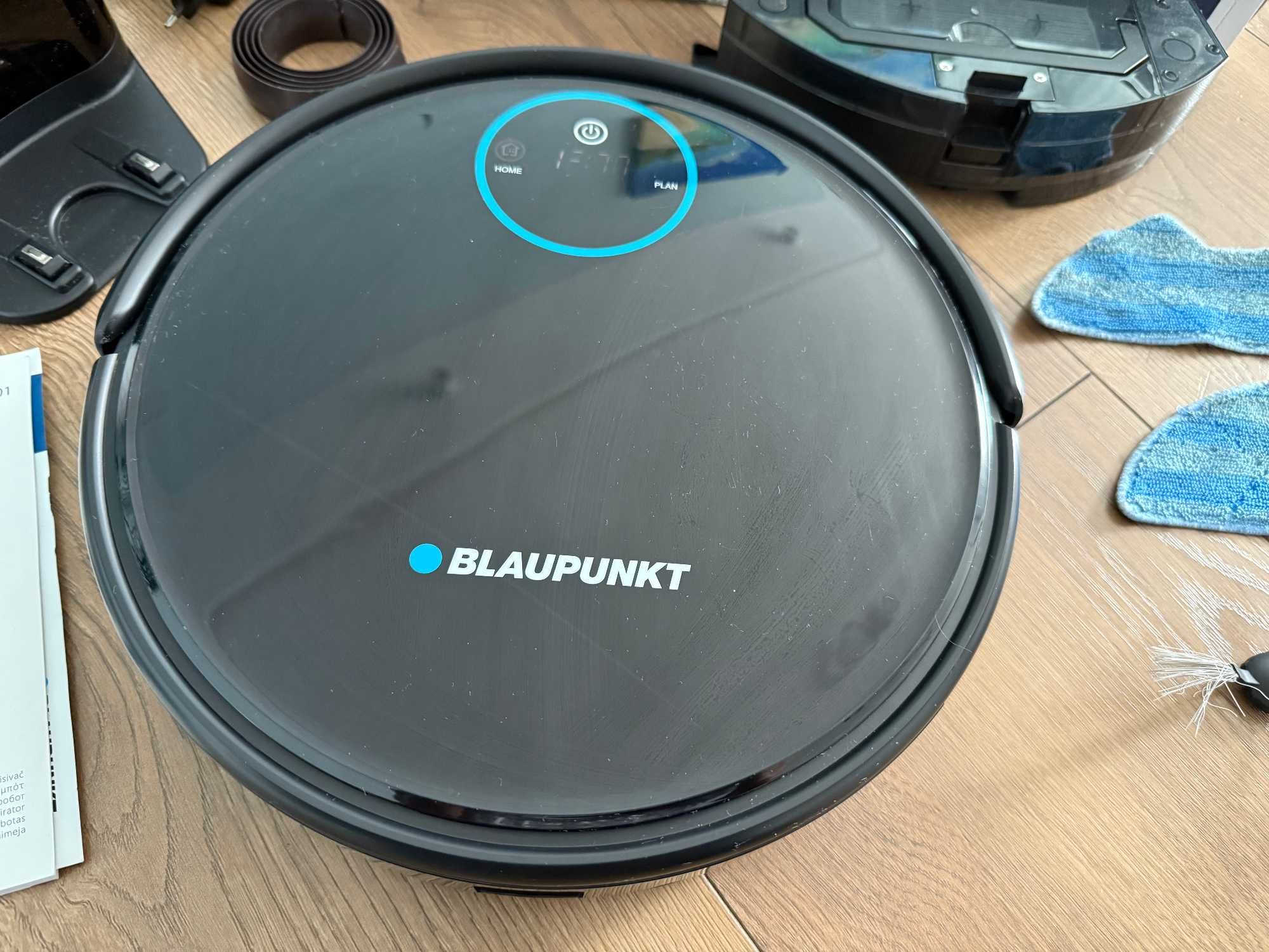 Robot odkurzający z funkcją mopowania Blaupunkt RVC701, sprawny TANIO