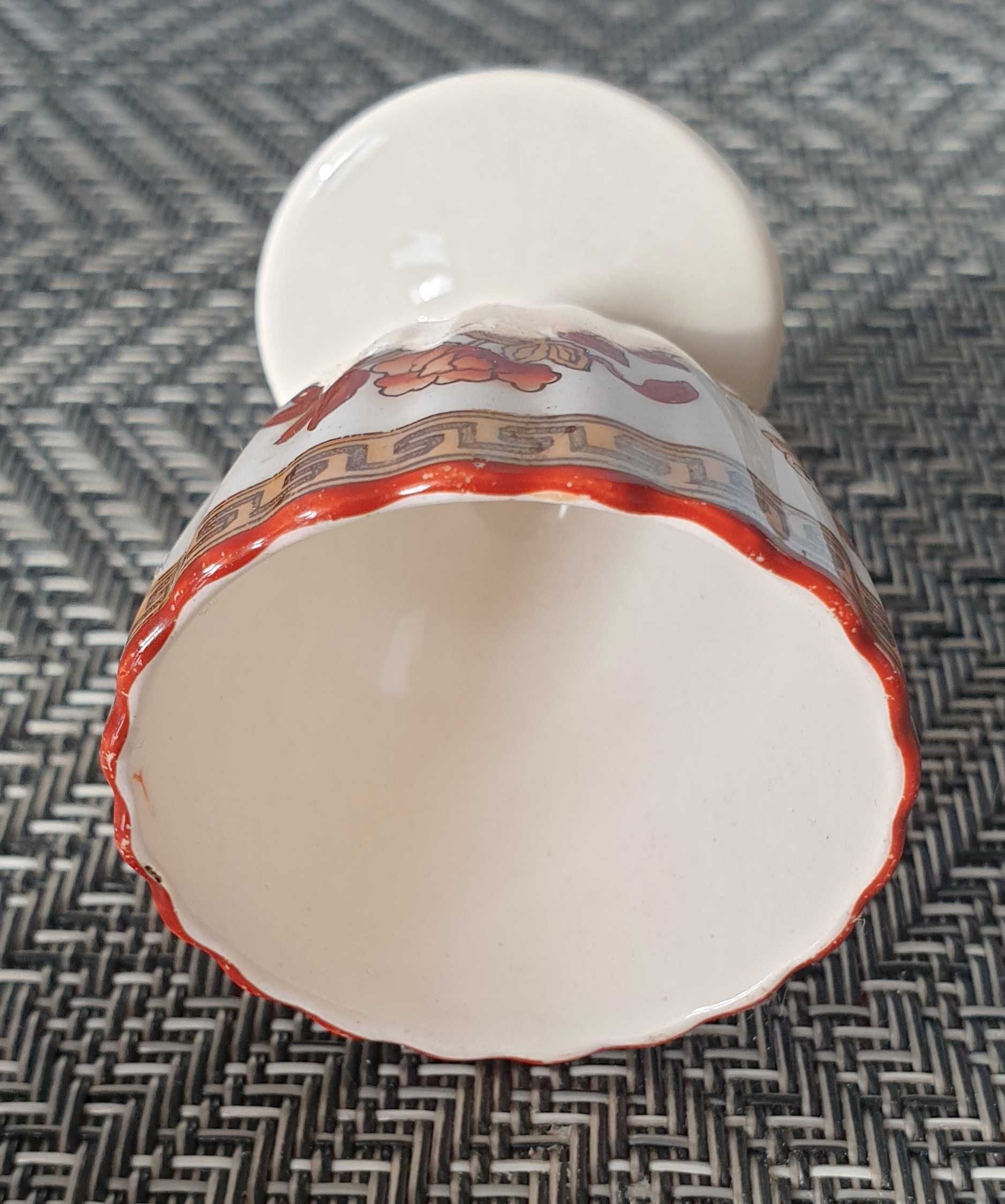 Podstawka kieliszek na jajko porcelanowy England porcelana vintage