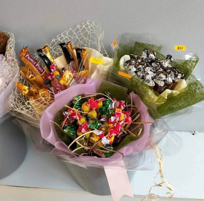 Bukiety z cukierków