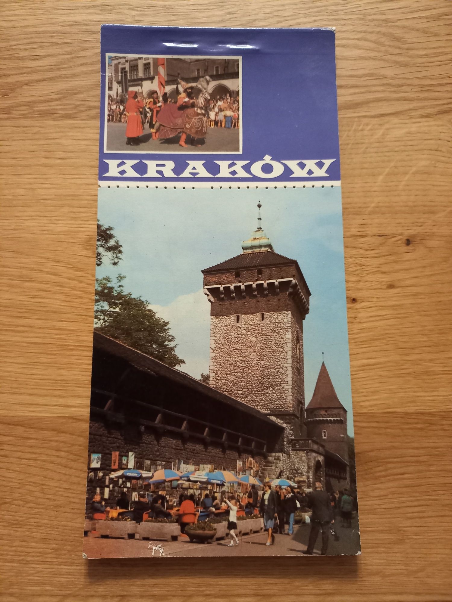Pocztówki Kraków  - blok 6 sztuk lata 80 XX wieku PRL