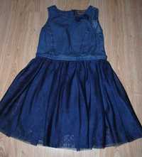 11-> jeansowa sukienka COOL CLUB piękna TUTU r.98 2-3Y