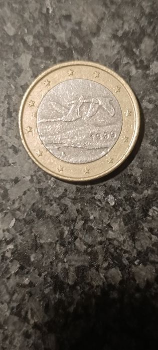 Moeda de 1 € de 1999 da Finlândia