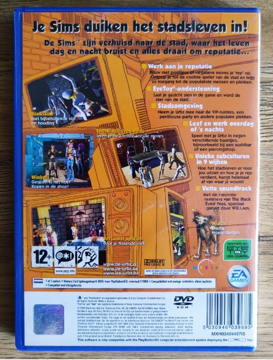 Gra The Urbz: Simowie w mieście Sims in the City PL PlayStation 2 (PS2