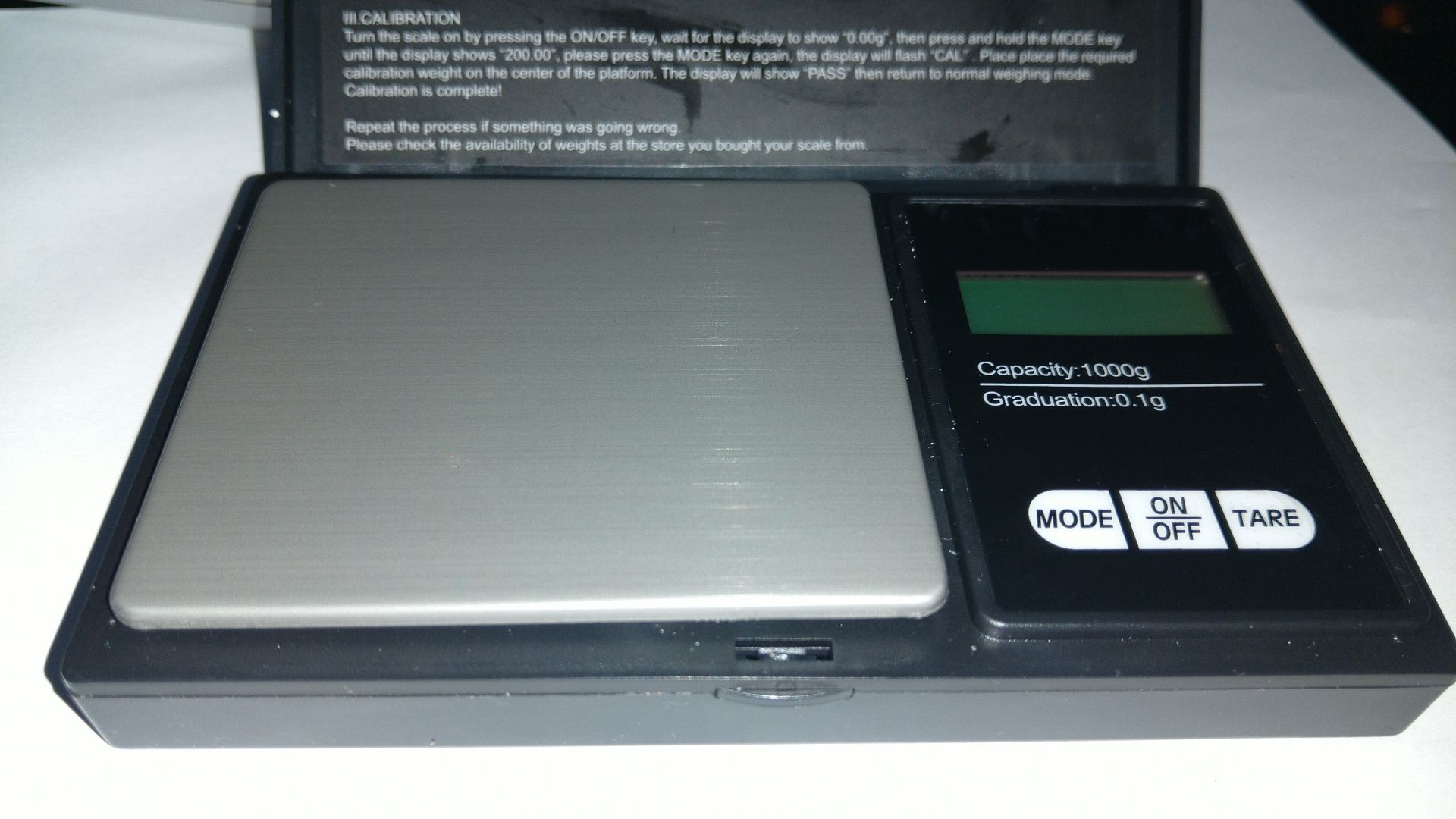 Waga jubilerska 1000g gram 0.1 0,1 g