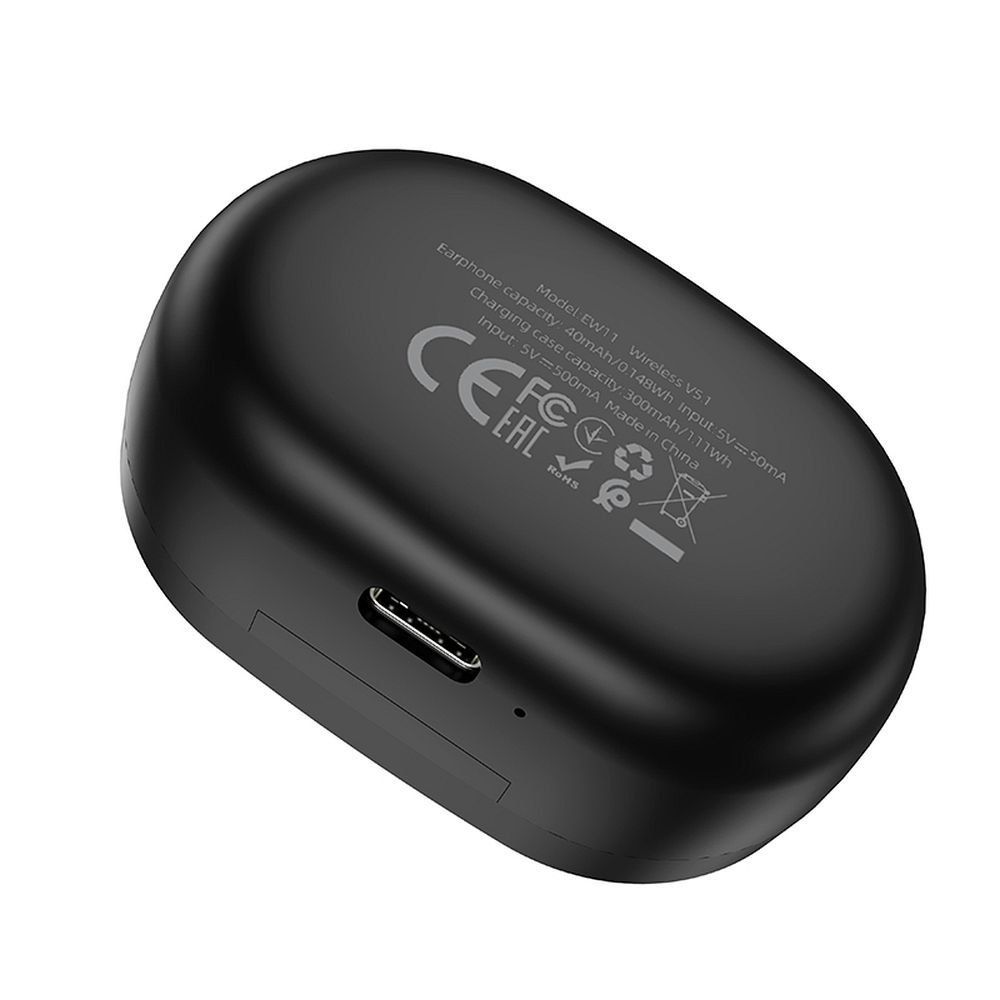 HOCO słuchawki bezprzewodowe bluetooth TWS EW11 czarne