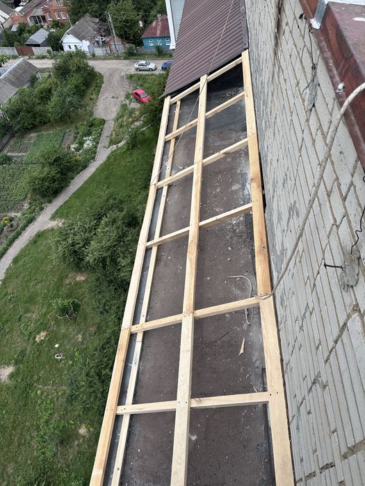 Покрівля балкону Кровля мягкая кровля Покрівля рубероїдом ремон балкон