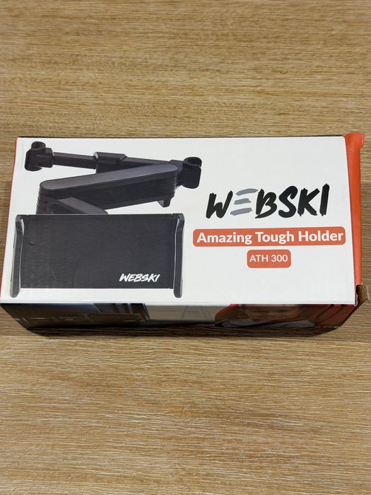 Uchwyt na tablet i telefon do samochodu Webski ATH300 na zagłówek