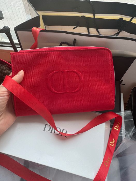 косметичка Dior Діор червона