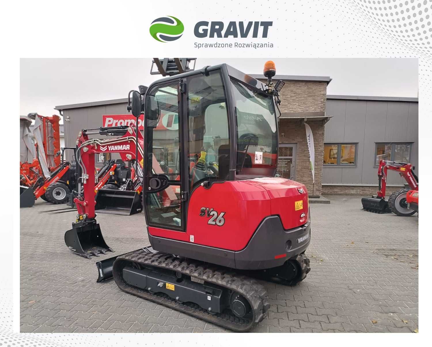 Yanmar SV26 Advance (2,7 tony) od Autoryzowanego Dealera - GRAVIT
