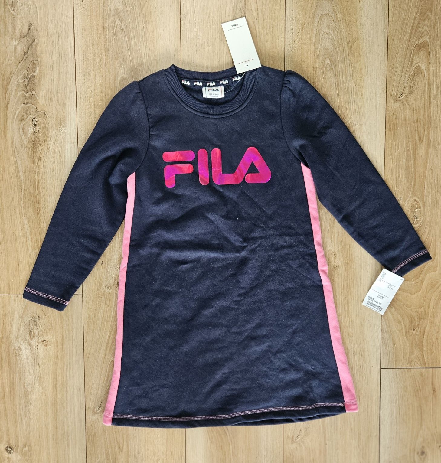 Nowa Sukienka FILA, granatowa, 122-128