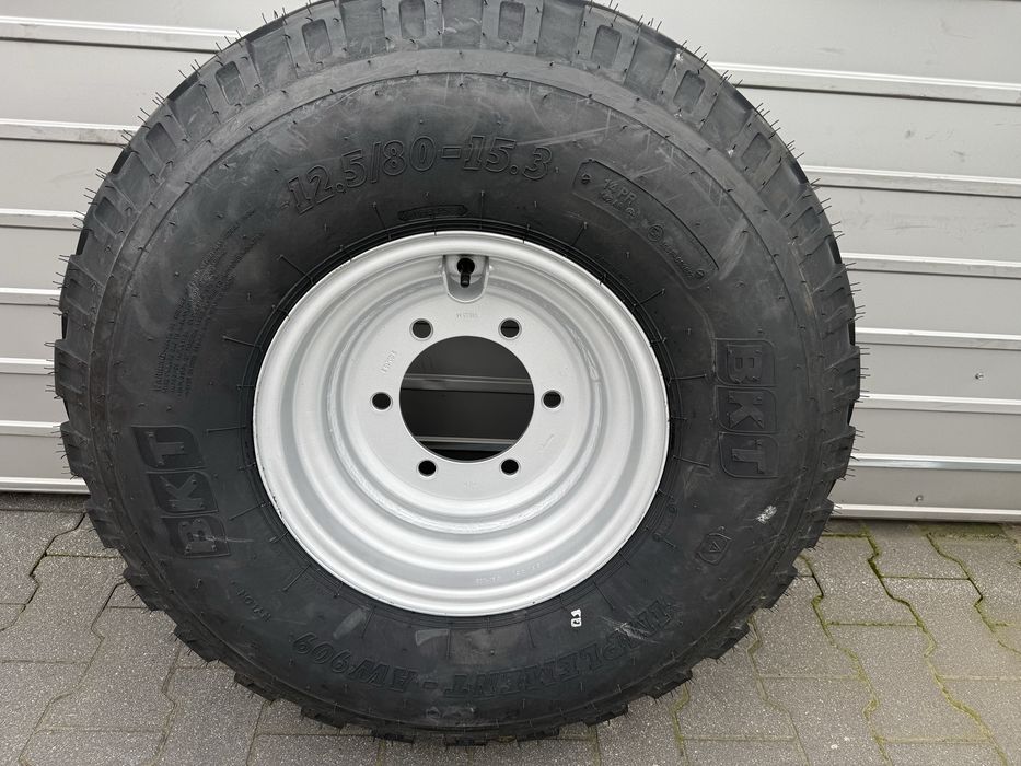 Komplet 4 szt koło 12.5/80-15.3 14PR BKT FELGA wzmocniona przyczepa