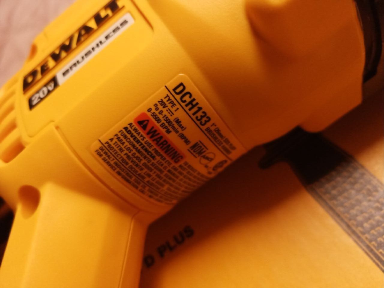 Перфоратор DEWALT DCH133 20V бесщеточный