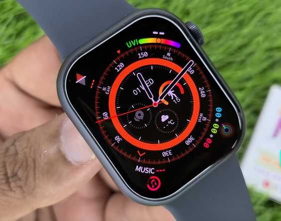 WATCH H12 PRO+ jak APPLE WATCH super smartwatch 45mm, AMOLED, +szkło