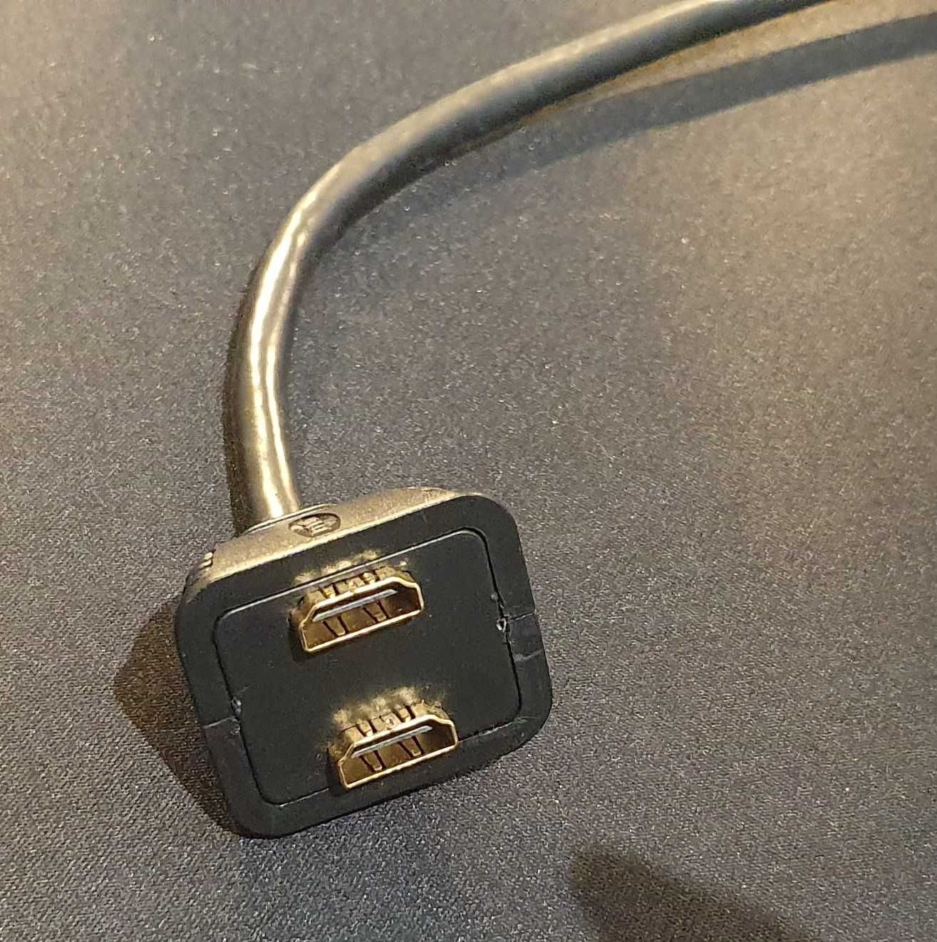 cabo HDMI com 2 entradas