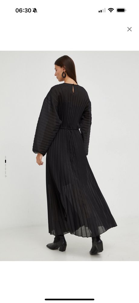 Сукня SAMSOE SAMSOE чорна  Maxi
