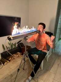 Труба Рубенса, вогняний еквалайзер, науковий експонат, фізика
