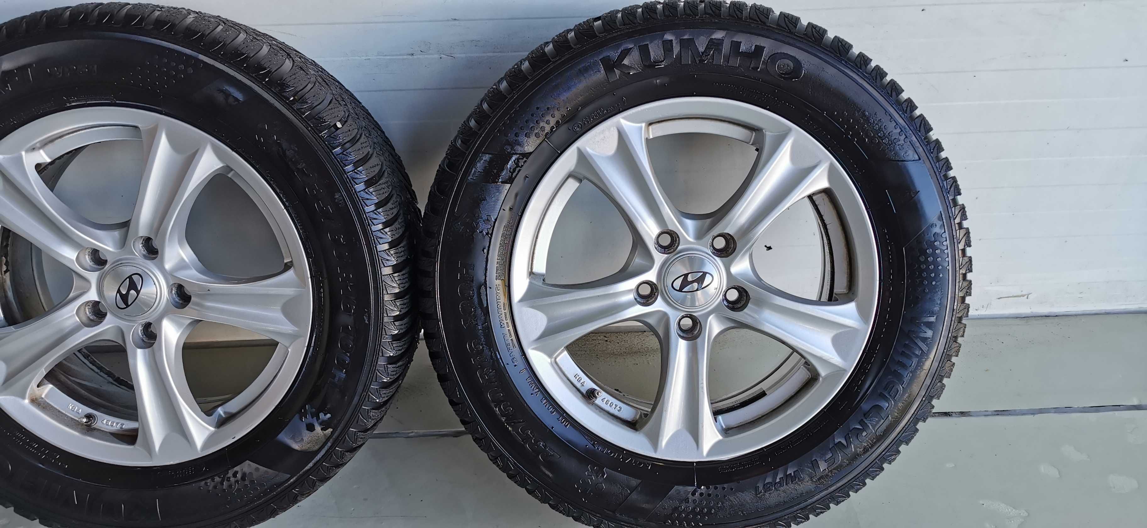 Sprzedam alufelgi koła 5x114,3 Hyundai ix35 235x60 R16 ET45