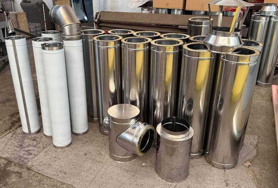 Димохід сендвіч, комін, труби на котел, труба для дымохода, вентіляція