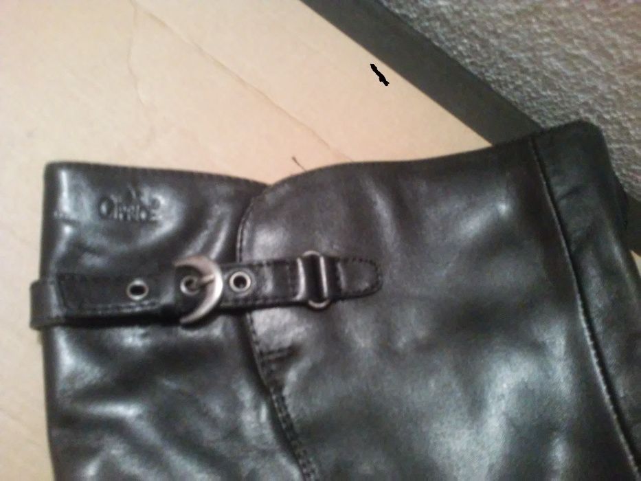 buty kozaki SKÓRA!-markowe CAPRICE roz.38/39, regulowana cholewka