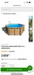 Piscina madeira  Gre Vannille