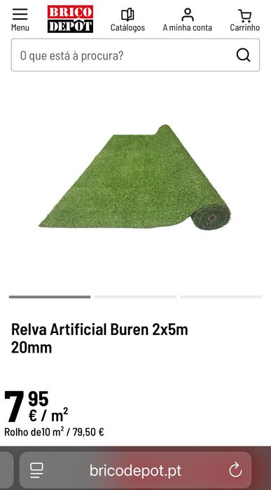 Vendo grama sintética.