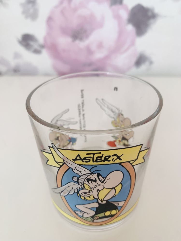 Szklanka, kolekcjonerska Nutella Asterix vintage 2001