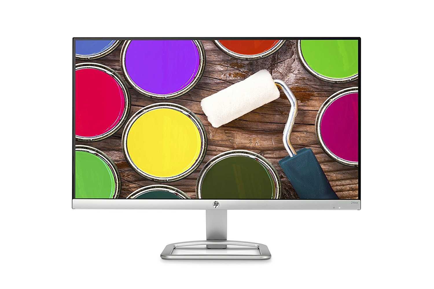 Стильный білий монитор HP 24ea