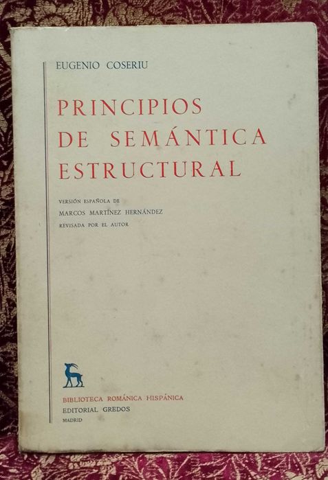 Principios de Semántica Estructural - Eugenio Coseriu