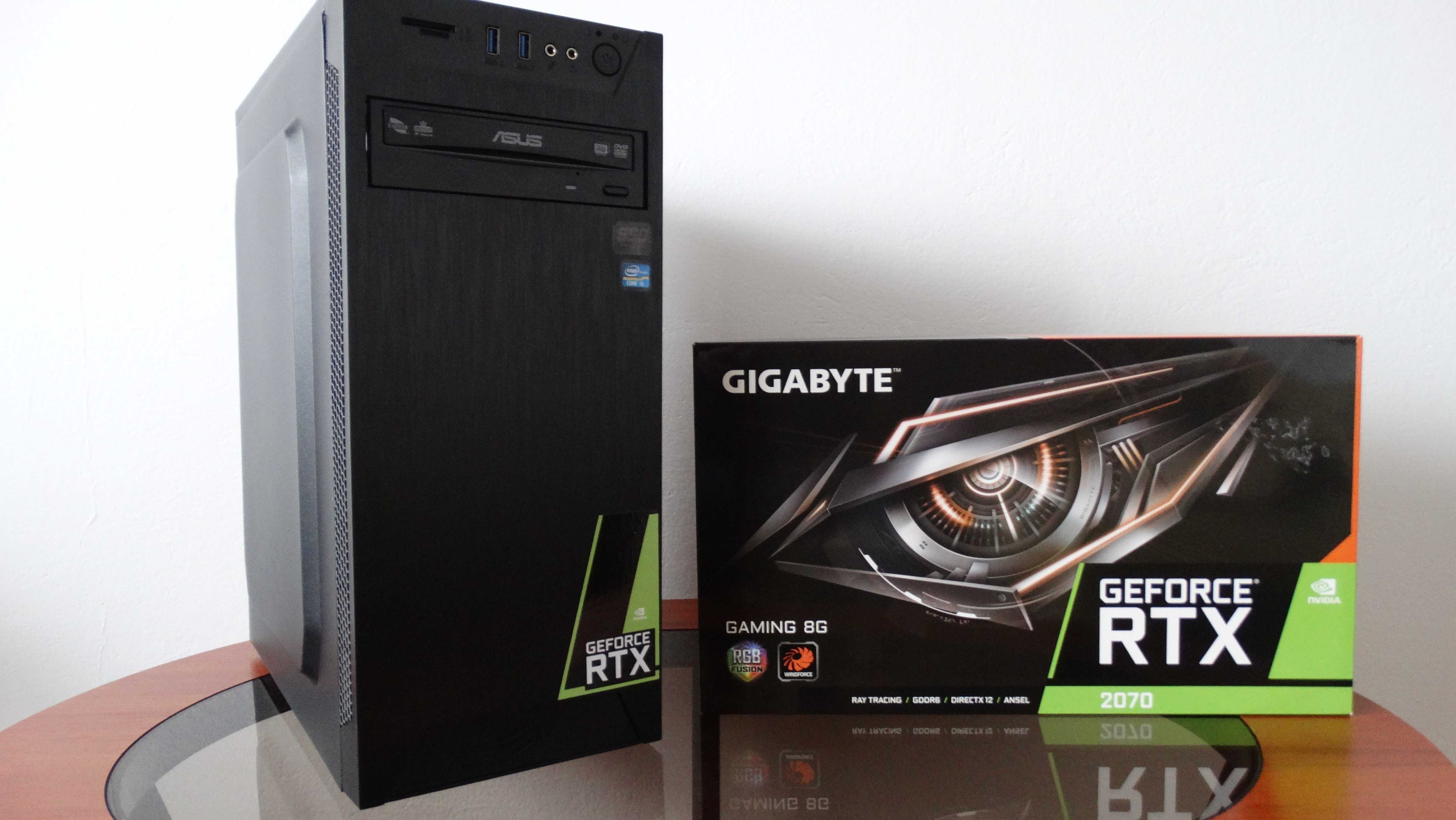 Komputer do gier RTX 2070 8GB Gaming/I5 4x3.8Ghz/16GB DDR4/SSD/HDD