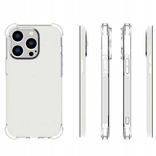 Etui Antishock Case do iPhone 14 Pro + Szkło transparentne pokrowiec