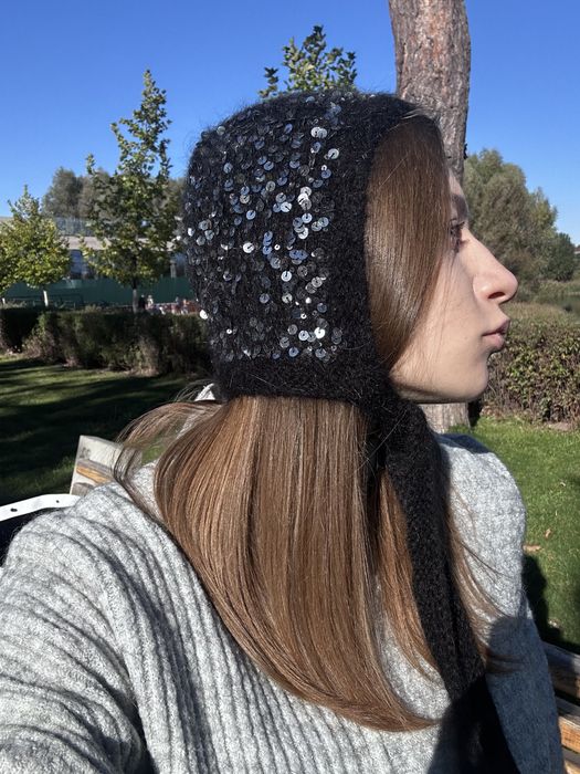 Чепчик вʼязаний жіночий