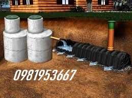 Копання септиків Каналізація.септики під ключ бетонні кільця  круги