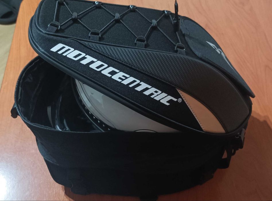 Mala p/banco trs moto (capacete)