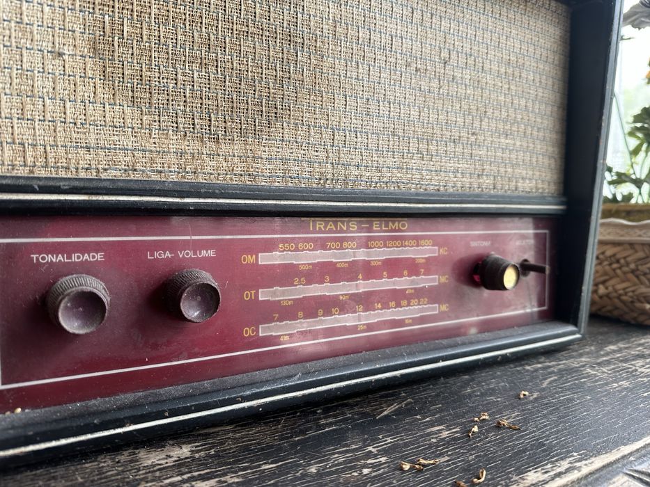 Rádio Trans Elmo Antigo Vintage - A Funcionar