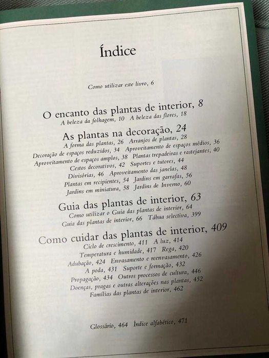 O Grande Livro das Plantas de Interior, 479 páginas