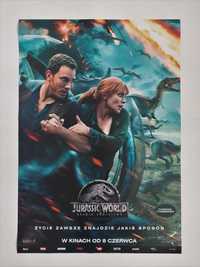 Plakat filmowy oryginalny - Jurassic World Upadłe królestwo