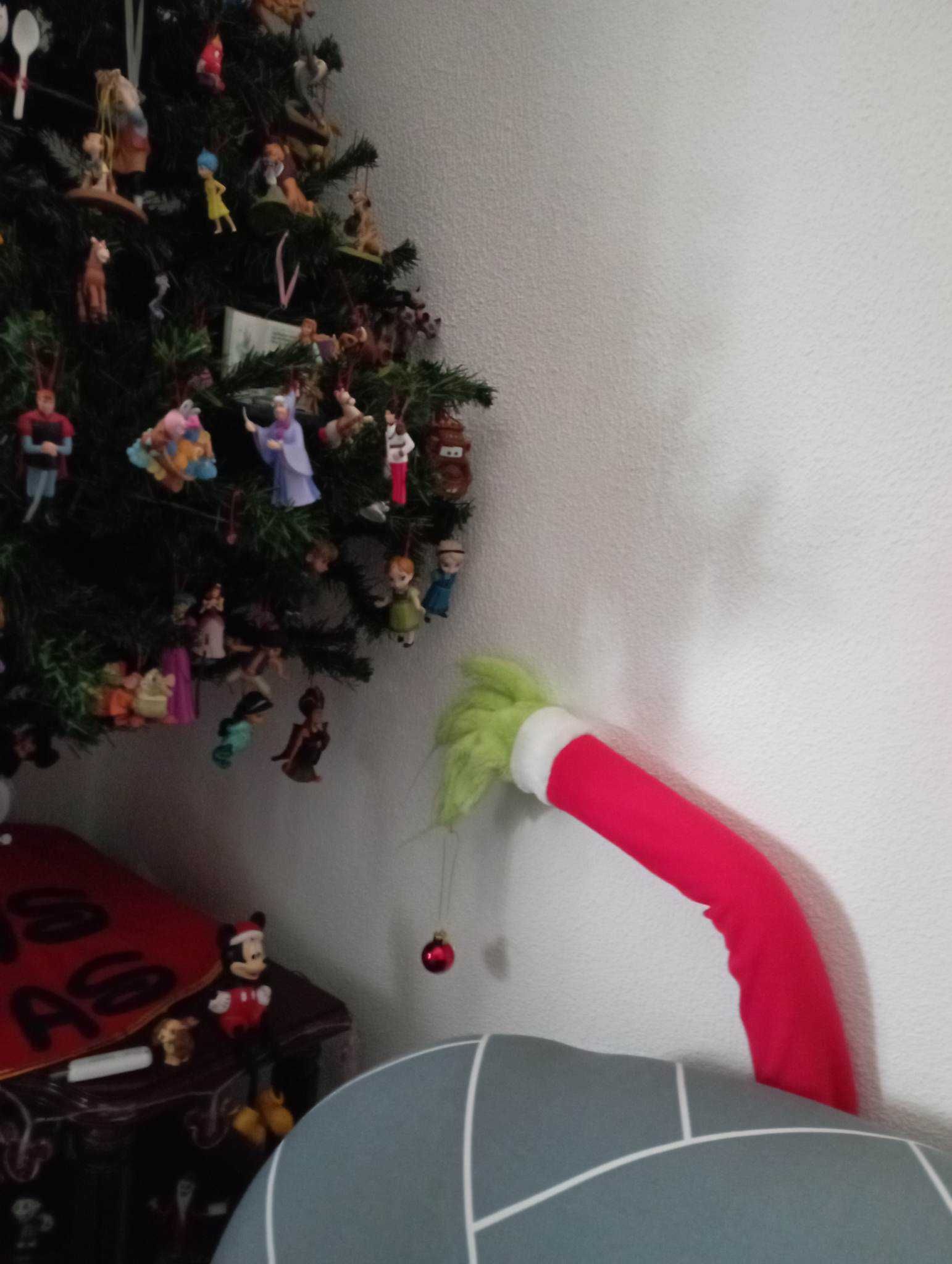 Braço Grinch - novo -  Decoração de Natal