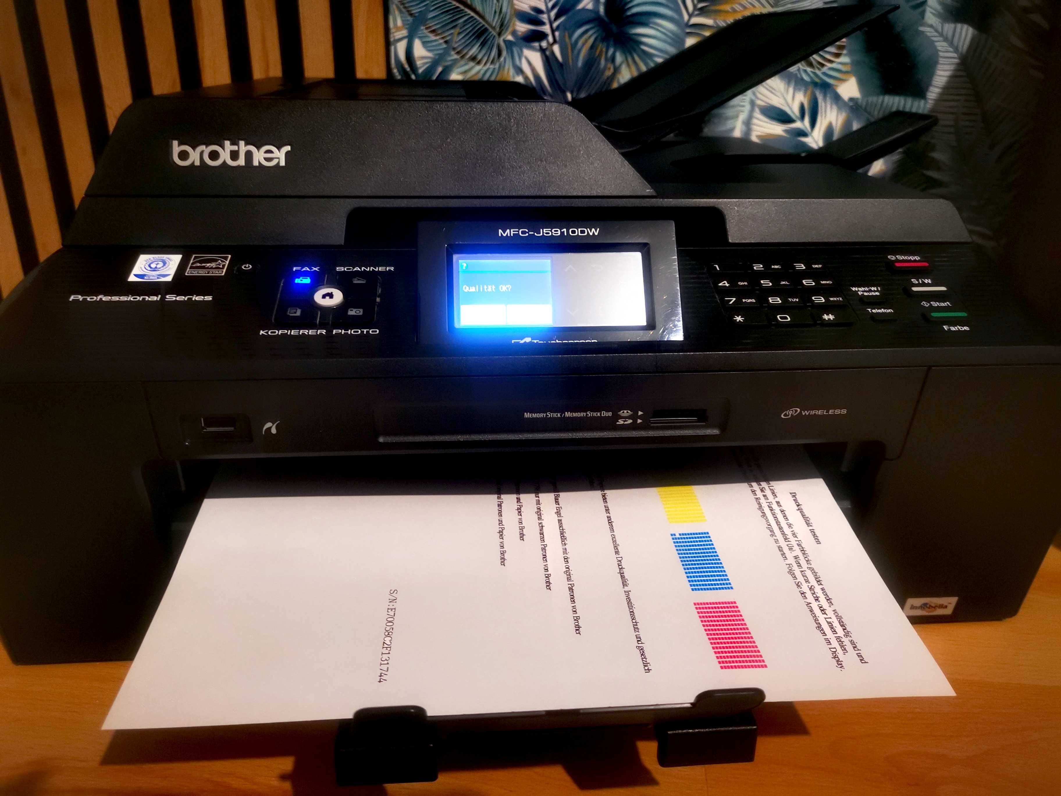 Drukarka Brother MFC-J5910DW (A3, WIFI, LAN, DUPLEX, ADF, FAX)