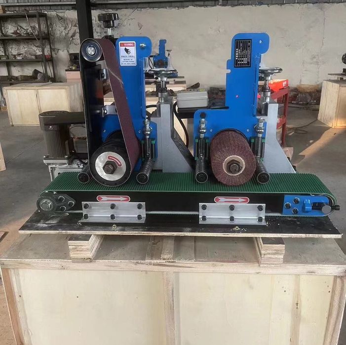 Стрічкова  машина для полірування металу (нерж. сталь алюміній)