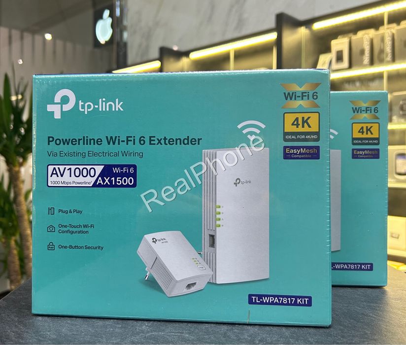 Повторювач TP-Link Powerline Wi-Fi 6 Extensor