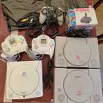 PlayStation 1 , DreamCast, Joystick for IBM, comandos e cabos