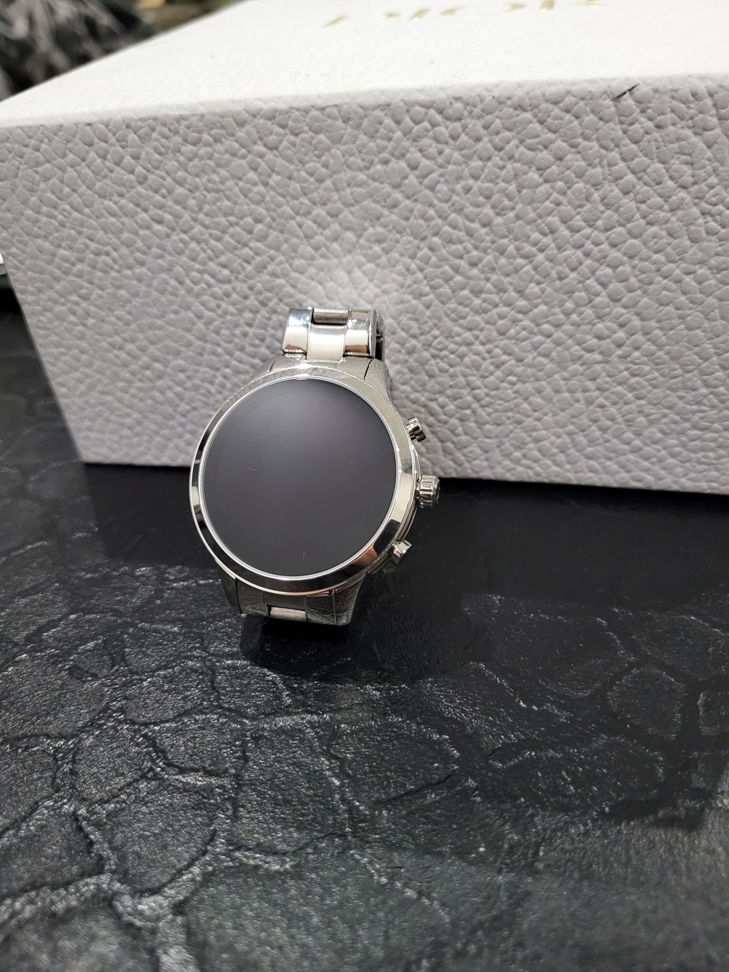 Michael Kors smartwatch zegarek srebrny