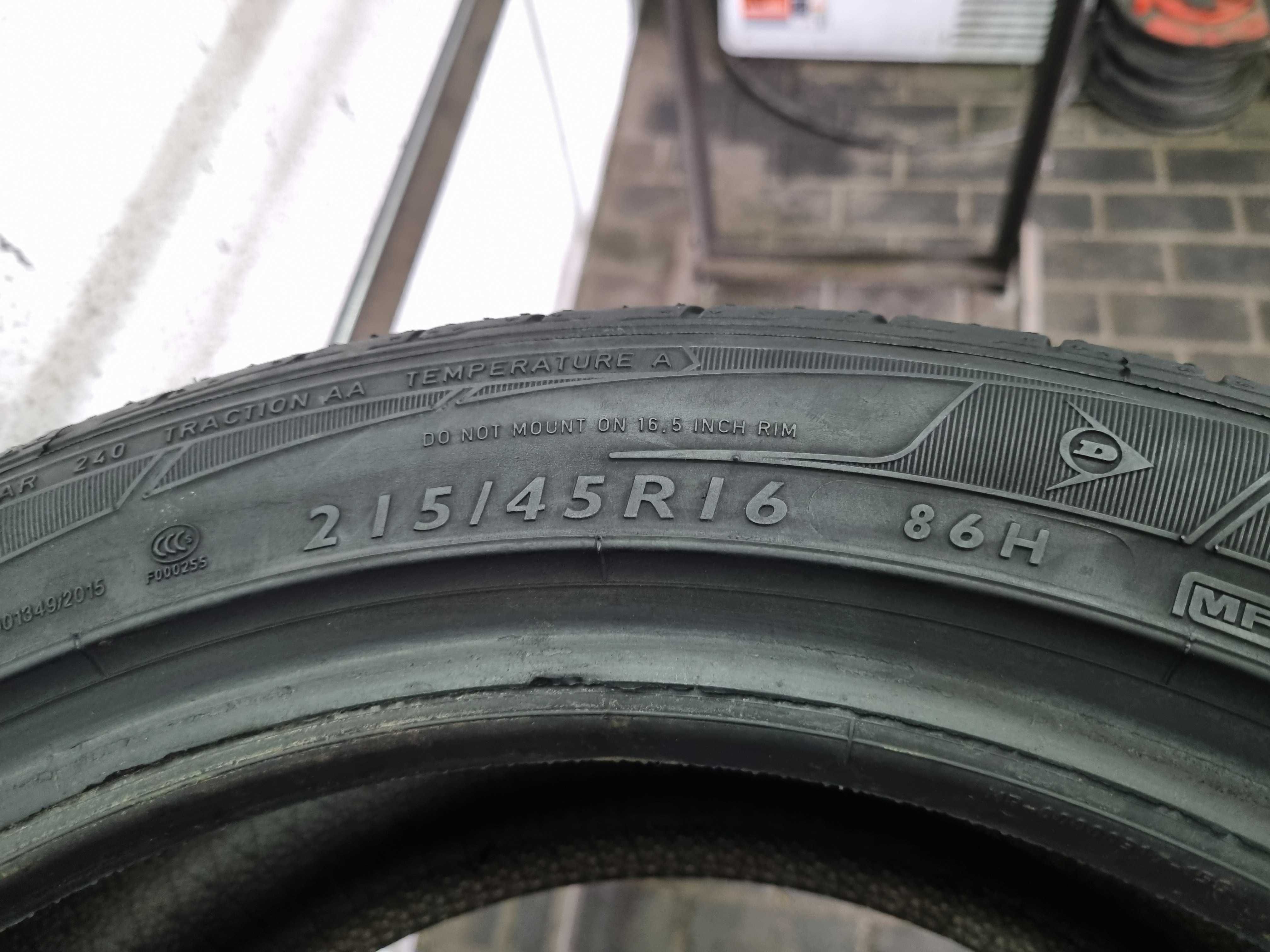 215/45/16 86H Dunlop Sp Sport Maxx D.0421