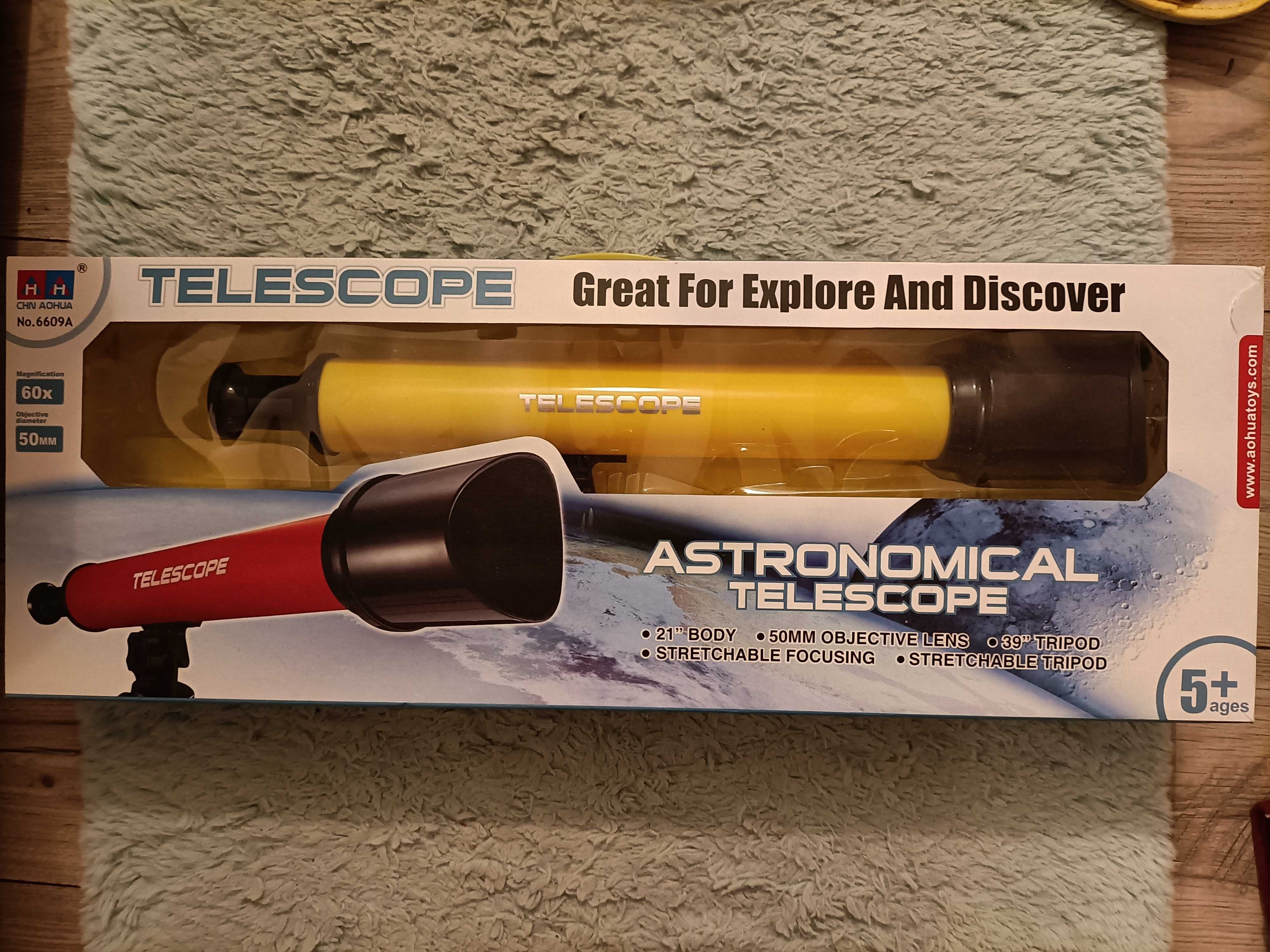 Teleskop astronomiczny 60x